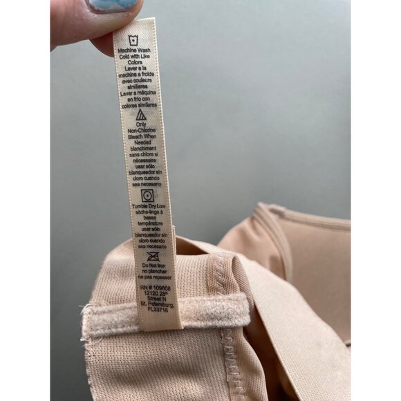 Rhonda Shear 2 Pack Molded Cup Bra with Wrap Back Size XL Black Beige 597.11 - Picture 7 of 10